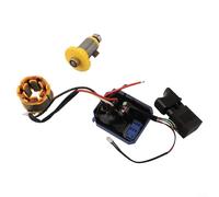 Asamblea de motor sin cepillo del taladro eléctrico del litio de la eficacia alta 3820 21V con el tablero de control de 12 dientes para la operación precisa