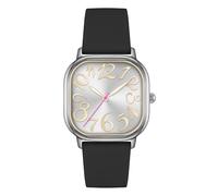 Asan Ge Reloj de mujer de 32 mm, impermeable y resistente al desgaste, el reloj de color es fácil de leer con árabe, lo que es adecuado para mujeres con muñecas de 5 a 7 pulgadas y ancianos, Negro -
