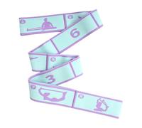 Ašana Resistance Band Set - 8-Square Ŷoga Stretch Bands For Full-Body Tõning & Flexibility | Suitable For Adults, Teens & Children Ƒor Dance, Pilates, Home Fitness & Reħabilitation, Lightwe