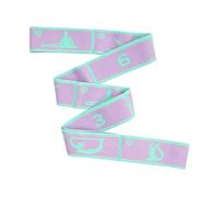 Ašana Resistance Band Set - 8-Square Ŷoga Stretch Bands For Full-Body Tõning & Flexibility | Suitable For Adults, Teens & Children Ƒor Dance, Pilates, Home Fitness & Reħabilitation, Lightwe