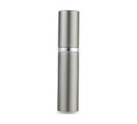 AsaNana Pulverizador de perfume rellenable, tecnología de llenado sin embudo, vaporizador vacío para viajes o bolso de mano, 5 ml (gris)