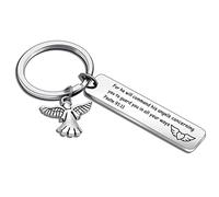 ASANHAO Joyería cristiana Soldado Llavero de las Escrituras Llavero de versículo de la Biblia Joyería Regalo de viaje Llavero cristiano Nuevo Conductor Regalo de versículo de la Biblia Llavero religioso