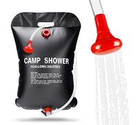 ASANMU Bolsa de Ducha Solar, 20 litros Bolsa de Ducha de Acampada Portatil Bolsa de Ducha Al Aire Libre para Agua Calentar Solares, Ducha de Camping para Jardín, Acampada, Senderismo y Escalada