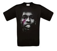 ASAP Rocky A$AP Rocky Rap Hip Hop T-Shirt Black L