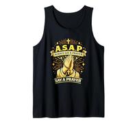 ASAP Siempre Di Una Oración Fe Cristiana Diciendo Camiseta sin Mangas