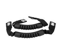 Asas Automotrices, 2 Piezas de Asas de Agarre para Reposacabezas de Asiento Trasero de Coche con Agujero para Ancianos, Negro (Negro)