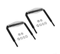 Asas de acero negro adecuadas para parrillas de barbacoa, hogueras, estufas de madera, puertas de chimenea y tareas de fabricación de metal