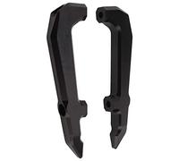 Asas de Agarre para Pasajero, Aleación de Aluminio, 2 Piezas, Barra de Agarre para Asiento Trasero de Motocicleta a Prueba de Viento para Modificación de Motocicleta (negro)