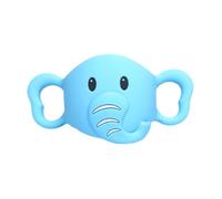 Asas de botella de transición con patrón de elefante, asas fáciles de quitar, agarre portátil para botella