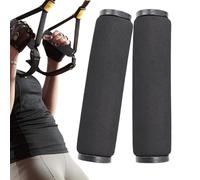 Asas de ejercicio resistentes, 2 empuñaduras de repuesto resistentes para equipos de fitness, mango de repuesto para poleas de máquina de cable, banda de resistencia y entrenador de fuerza