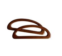 Asas De Madera Para Bolsos 2 piezas de 24 cm de madera maciza en forma de D for bolsos, asas de madera for bolsos, perchas for bolsos, accesorios de repuesto for bolsos(Coffee)