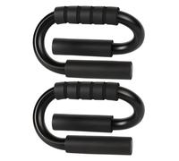 Asas de presión - 1 par de soportes compactos, esponja absorbente de sudor, barra resistente | Ejercicio en interiores, parte del cuerpo, hombro, tríceps, desarrollo pectoral, tabla de yoga