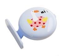 Asas fiables para asiento de inodoro que proporcionan una barrera entre las manos y las superficies a través de un diseño cuidadoso basado en tirones (azul)