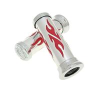 Asas Juego Custom Flame cromo rojo