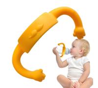 Asas para biberones,Asas para biberones de silicona para bebés - Lindo portabiberones con mango para botella de agua,Mango versátil para biberones con mango para biberones