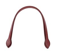 Asas para Bolsos 2pcs PU Leather Handbag Handle Shoulder Bag Strap Detachable DIY Belts Making Replacement Belt Versatile Accessories(Wine red)