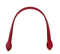 Asas para Bolsos 2pcs PU Leather Handbag Handle Shoulder Bag Strap Detachable DIY Belts Making Replacement Belt Versatile Accessories(Red)