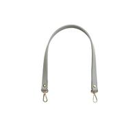 Asas para Bolsos Bag Belt Handle Short Strap PU Leather Replacement Handbag Parts Accessories For Bags(15 light grey,Golden)