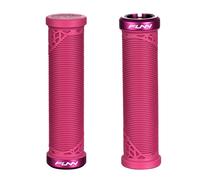 Funn Hilt JR Puños de Manillar para Bicicleta de Montaña con Abrazadera de Bloqueo Único, Puños de Manillar de Bicicleta con Bloqueo con un Diámetro Interior de 19 mm (Rosa)