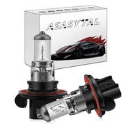 Asasytal Bombilla Halógena H13 12V 60/55W, Faro Doble Haz Cruce/Carretera Coche, Luz 3000K Amarilla, Recambio Automotriz, 2 Unidades