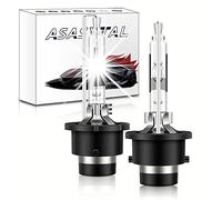 Asasytal D2R Faros de Xenón para Coche, 35W 6000K blanca de Diamantes Conversión de Xenón Ultra Brillante Kit de Conversión a Xenón, Luces de Xenón Homologadas para Coche, 1 Par