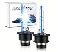 Asasytal D2S Bombillas de Xenón 8000K de Color Azul Frío, Lámpara de Descarga X-Treme de Alto Brillo 35W Kit de Conversión HID Para la Actualización Original de las Bombillas de Faro de Xenon, 1 Par