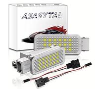 Asasytal LED Iluminación Interior para Coche, Lámparas de luces de Equipaje de Bulbo de Glovebox 12v Blanco Puro Compatible con Skoda Fa-bia Mk1/Mk2 5J Oc-tavia Mk2/3 Room-ster Superb Ko-diaq,2 Piezas