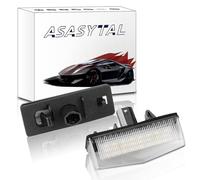 Asasytal LED Iluminación placa de matrícula, SMD LED luces traseras Auto Bombillas 6000K xenón blanco lámpara de matrícula compatible con Prius XW20 XW30/Plus//V, Venza; Matrix etc, 2 piezas