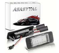 Asasytal Luces de Matrícula Trasera LED, Impermeable Luces de Matrícula de Canbus 18 SMD Cool White Taillight Compatible con Opel Za-Fira C de 2012 As-Tra J Sport Tour-er/Esta-te, 2 Piezas
