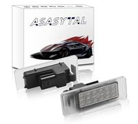 Asasytal Luces LED de Matrícula, Sin Error OBD, Bombillas SMD 6000K Blanco Frío, Recambio Original Compatible con Renault Clio IV/V Megane IV Nissan Infiniti etc., 2 Unidades