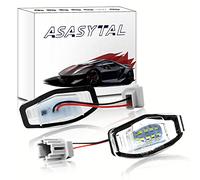 Asasytal Luz de la Matrícula de Licencia, Lámparas de Matrícula Trasera LED 6000K Blanco de Xenón Compatible con Honda 7/8/9 Gen Ci-Vic Pi-Lot Ody-Ssey ACU-RA MDX RL TL TS RDX ILX, 2 Pcs