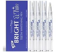 AsaVea Smile Lápiz blanqueador de dientes para blanqueamiento dental, eficaz, sin dolor, sin sensibilidad, fácil de viajar, hermosa sonrisa blanca, sabor a menta natural (4 lápices)