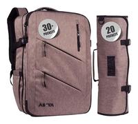 Asaya Mochila para cuchillos de chef con bolsa enrollable de 20 bolsillos, más de 30 bolsillos para cuchillos y utensilios de cocina, nailon encerado resistente a las manchas, acolchada para mayor