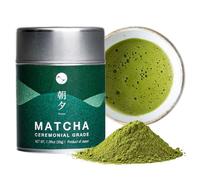 Asayu Japan Polvo de Matcha Ceremonial Premium - Té Verde Japonés Auténtico para Ceremonia del Té, Antioxidante Natural, Energizante (Lata (30g))