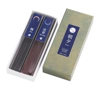 Asayu Japan Set 2-en-1 de Incienso Japonés de Bajo Humo - Varillas Artesanales de Flor de Ciruelo y Agarwood, Fragancias Tradicionales, Hecho en Japón - 40g