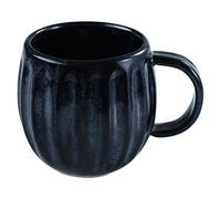 Asayu Japan Taza de cerámica Minoyaki, Pintada a mano, Ideal para café y té, Hecha en Japón (Azul Oscuro Navy, Taza)