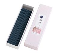 Asayu Japan Varillas de Incienso de Bajo Humo con Aroma a Madera de Agar y Flor de Cerezo para Meditación, Relajación o Yoga, Hecho en Japón, Materiales Naturales - Agarwood&Sakura 20g