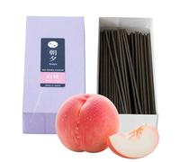 Asayu Japan Varillas de Incienso de Bajo Humo con Aroma Melocotón Blanco para Meditación, Relajación o Yoga, Hecho en Japón, Materiales Naturales - Durazno 40g