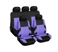ASBHFC Fundas de Asientos de Coche para VW T-Cross (C1 2019-2025 2026), Protectores Resistentes para Asientos Delanteros y Traseros - Lavables, Impermeables, Protege contra Manchas,5 Piece Set