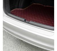 ASBHFC Protector Parachoques Trasero Plateado para Polestar 4 (P419 2024-2025 2026), Listón Anti-rayaduras para Umbral de Maletero con Acabado Metálico,White