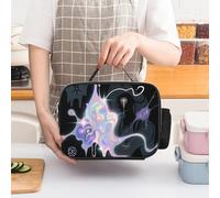 asbwuo Abstract Art Graffiti Insulated Lunch Bag for Women Lunch Box Large Capacity, Leakproof Tote with Detachable Handles- 5-Hour Cold/Hot Retention Cooler Bag for Office, Picnic, Camping