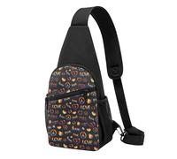 asbwuo Bandera del orgullo LGBT Gay Lesbian Rainbow4 Bolso de pecho Bolso bandolera diagonal Mochila cruzada