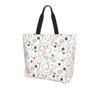 asbwuo Bolso de hombro DoctorWater-Resistant - Bolso ligero de poliéster con estampado transfer, bolso esencial diario