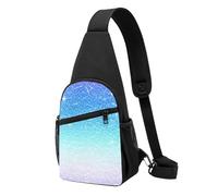 asbwuo Bolso de pecho Rainbow Ombre Glitters4, bandolera diagonal, mochila cruzada
