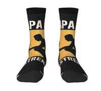 asbwuo Calcetines divertidos con estampado Papá no solo es mi fuerza para hombres y mujeres.