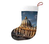 asbwuo Christmas Decorative Stocking - Perfect for Decorating Offices, Trees, Fireplaces St Peter's Basilica Prints
