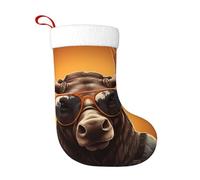 asbwuo Christmas Stocking - Add Festive Joy to Halloween, Christmas, and New Year Cool Moose Pattern