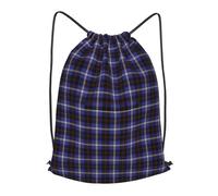 asbwuo Clan Hill Tartan Outdoor Leisure Drawstring Backpack, Lightweight Waterproof Sports Bag For Men & Women - Gym, Yoga, Travel