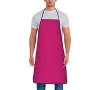 asbwuo Delantales de cocina con estampado de rosa pura roja para hombres y mujeres, bonito delantal de chef divertido para hornear jardinería
