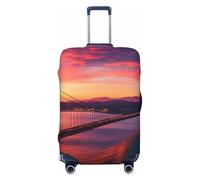 asbwuo Funda elástica para Equipaje de Viaje Golden Gate Bridge, antiarañazos, Compatible con Maletas de 18 a 32 Pulgadas